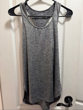 Reebok Gray Marled Racerback Tank